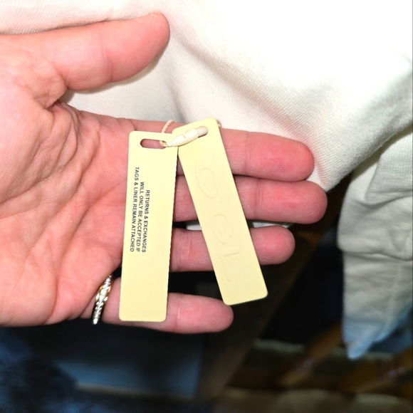 White OGLmove Wrap Cardigan - Picture 3 of 4